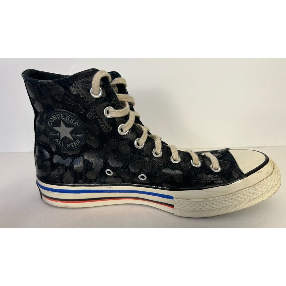 Converse Shoes Womens Sz 9.5 Chuck Taylor All Star 70 Hi Top Sneaker Cheetah‎